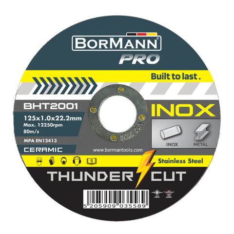 ΔΙΣΚΟΣ ΚΟΠΗΣ ''THUNDER-CUT" ΙΝΟΧ EXTRA LONG CERAMIC Φ125x1mm 10τεμ